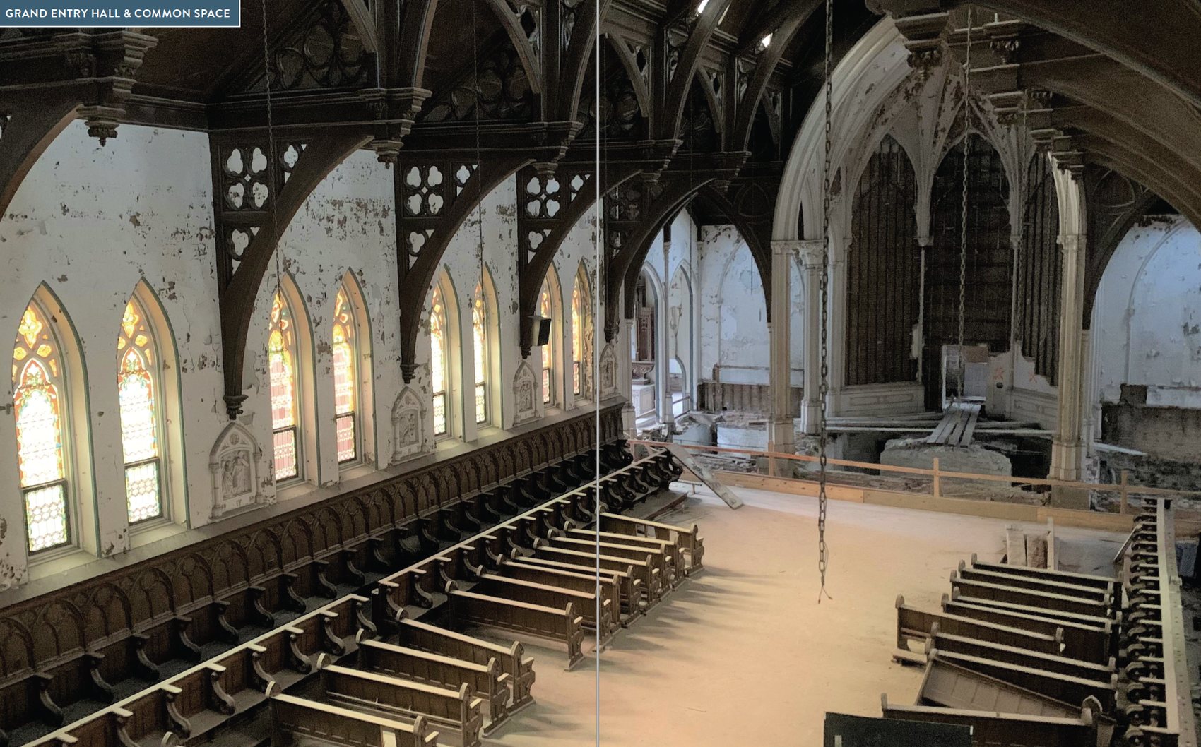 The chapel interior at Kenwood