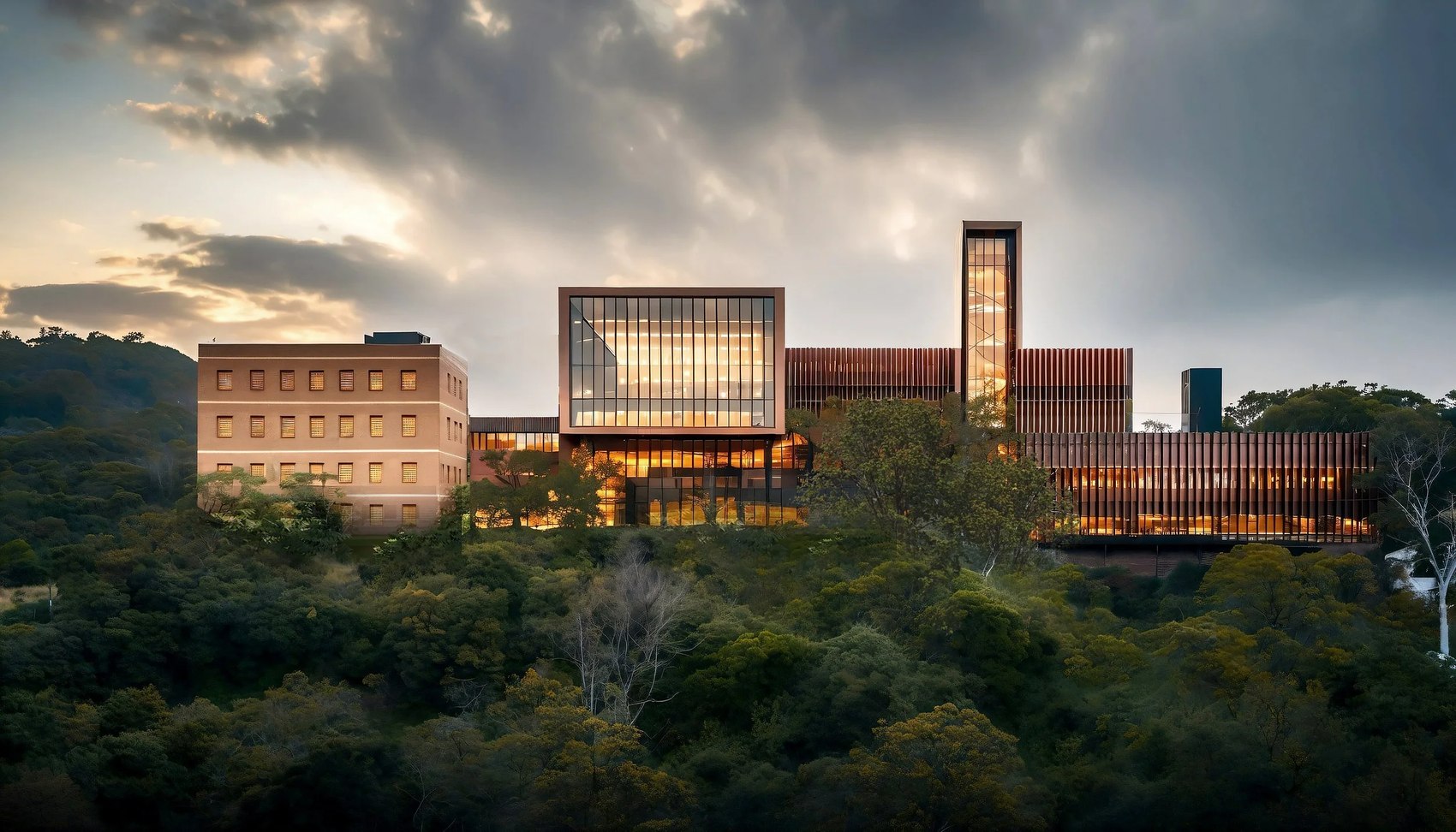 Master-planned campus, indicative rendering